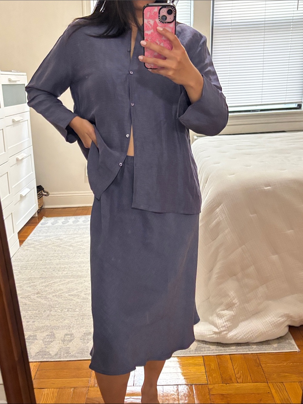 Eileen Fisher 100% Linen and Silk Skirt Set - Sizes S and M